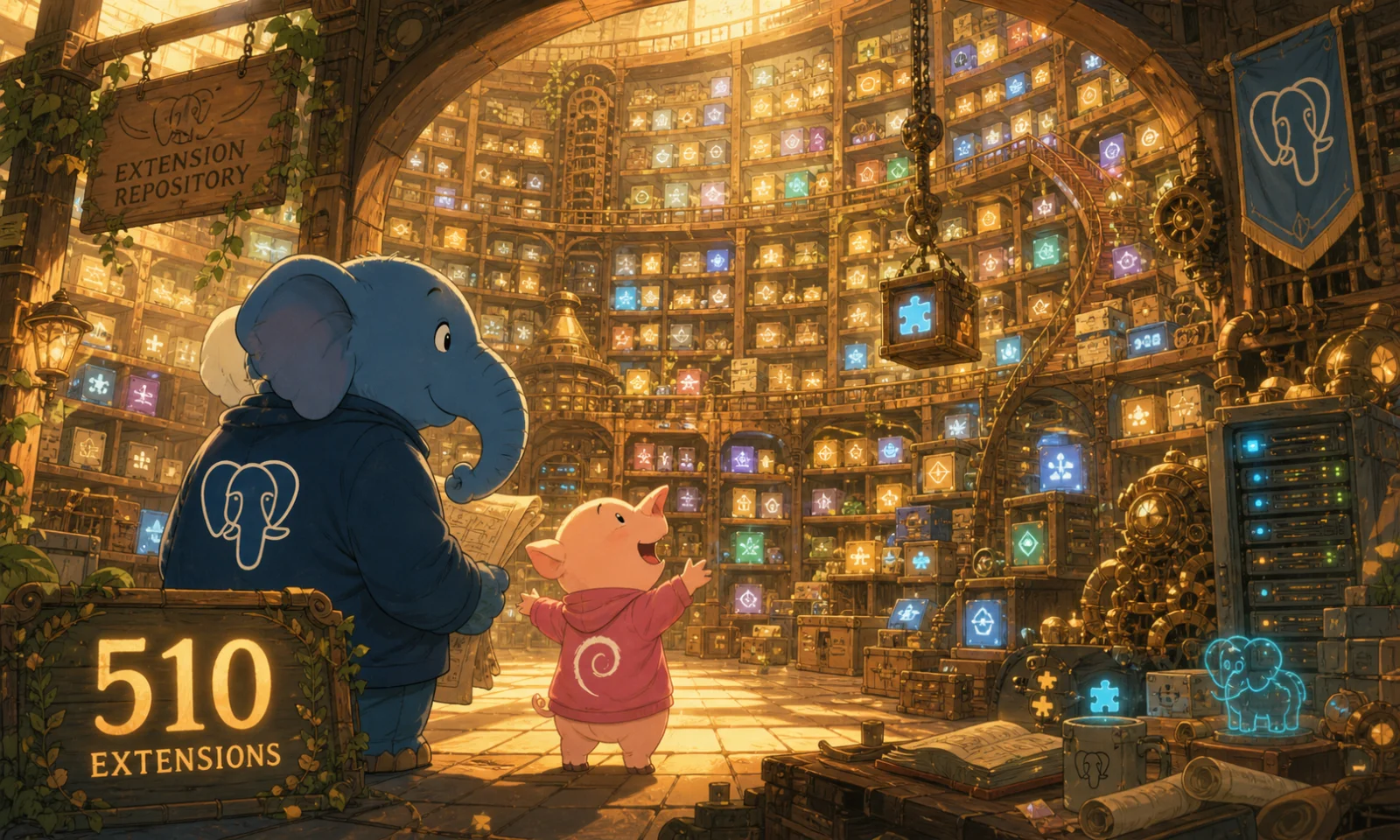 Pigsty v4.3：510扩展与Ubuntu26